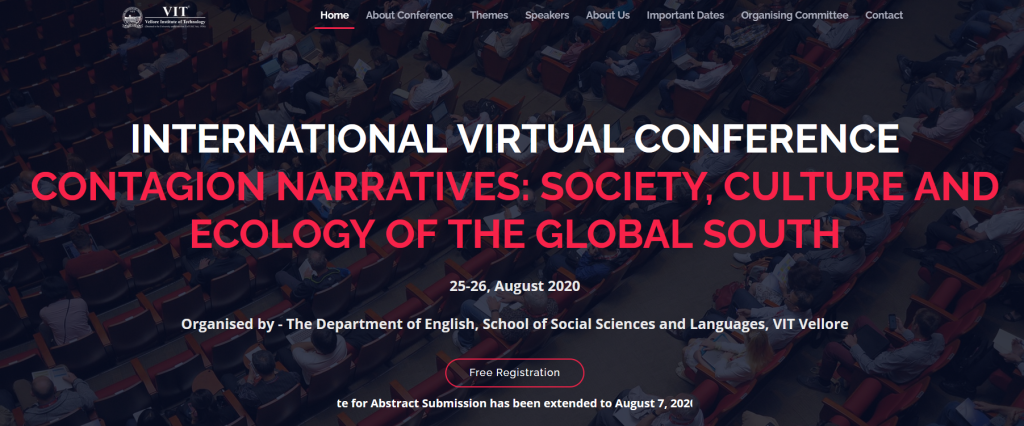 Virtual Conference: Contagion Narratives *Deadline Extended*